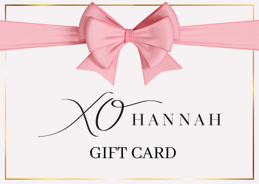 XO HANNAH Gift Card